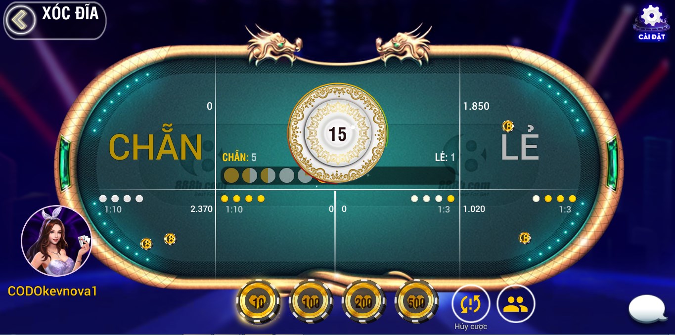 game xóc đĩa online tại 888b