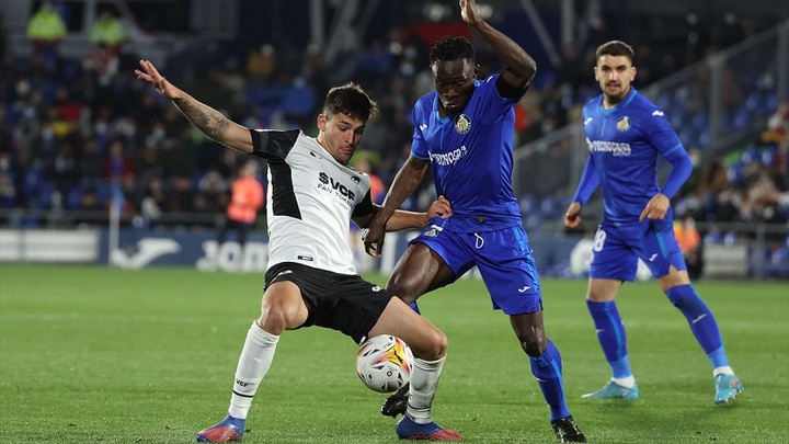 Valencia với Getafe